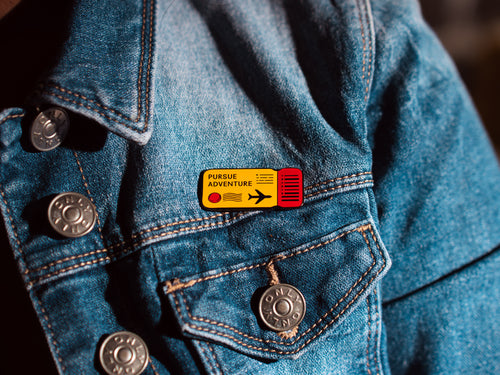 Pursue Adventure Enamel Pin