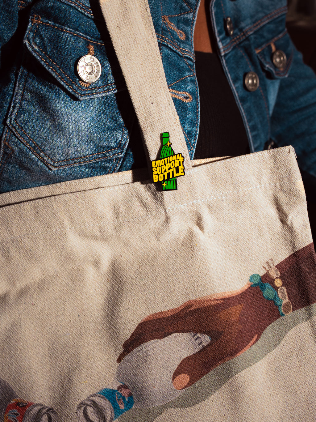 Emotional Support Bottle Pin