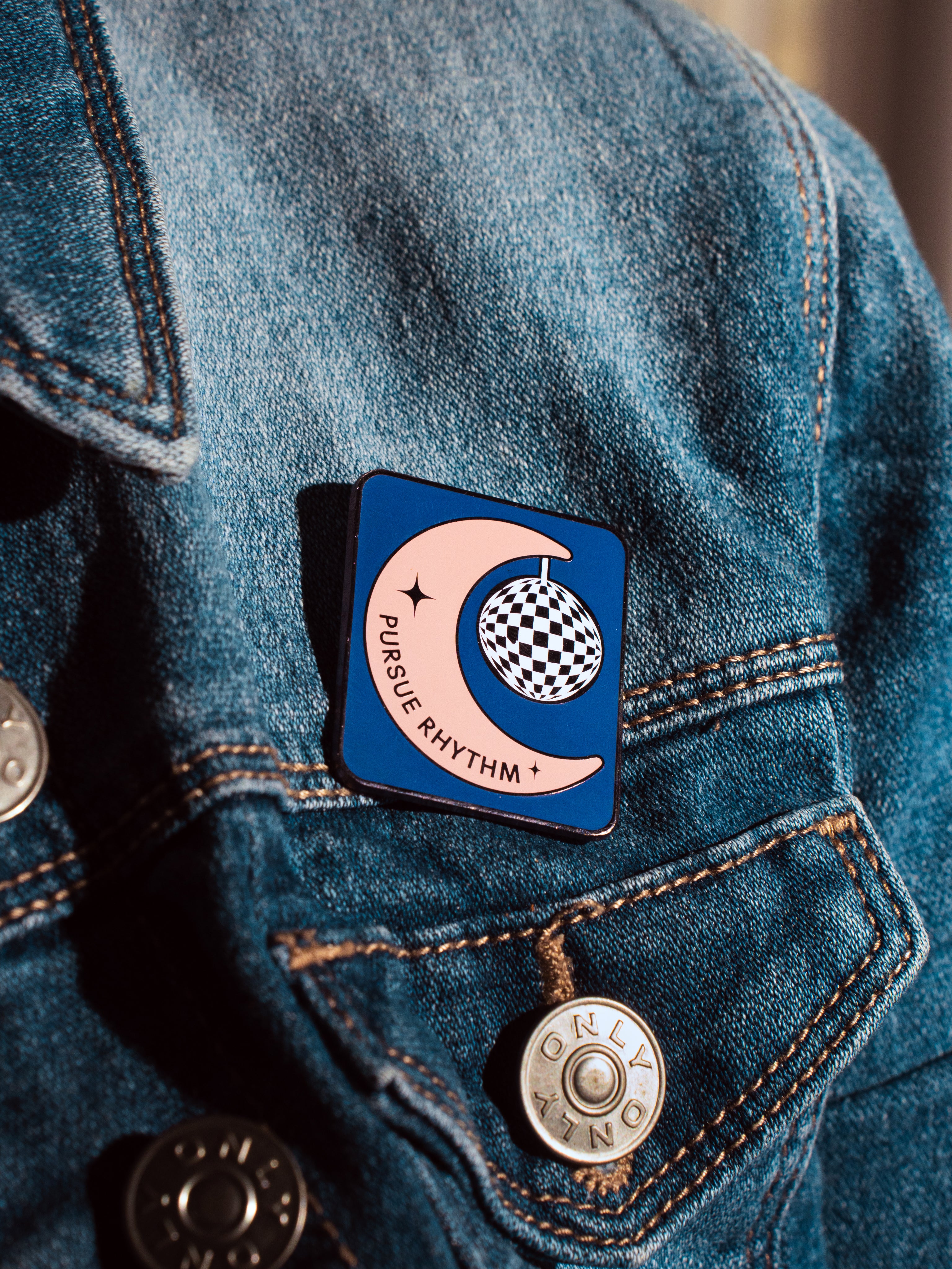Pursue Rhythm Enamel Pin