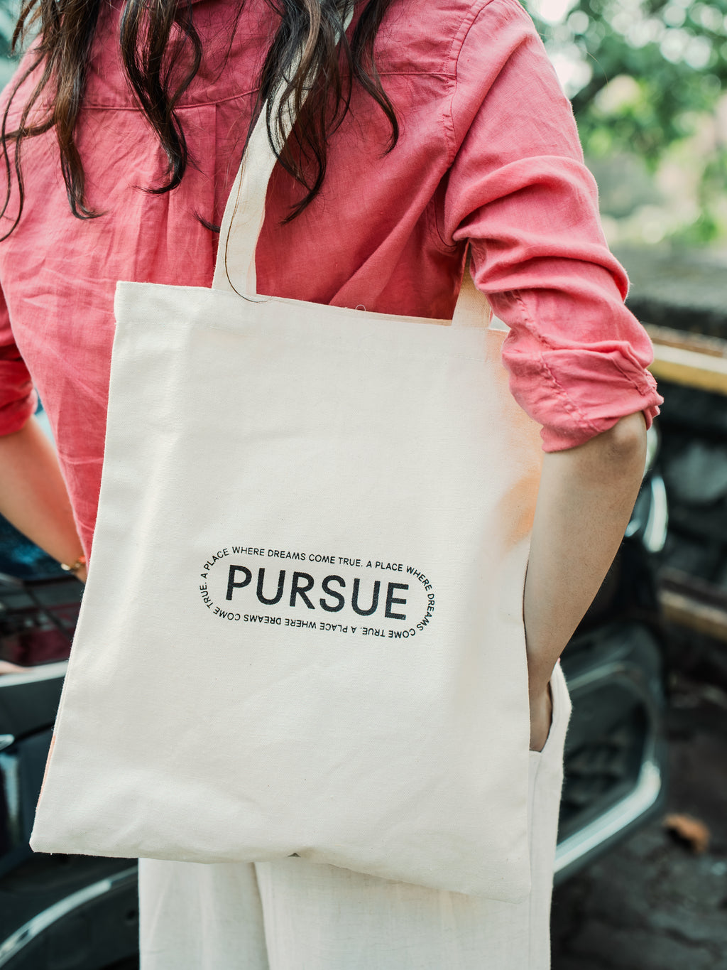 The Pursue Tote Bag